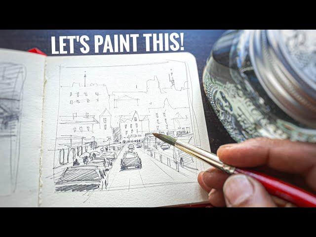 Watercolor Timelapse ~ Watercolor Demonstration by Niaz Hannan 2022