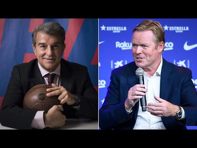 Joan Laporta's first two Barcelona signings REVEALED, Ronald Koeman's amazing gesture & Ronaldinho