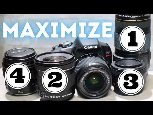 4 KEY Lenses to make the Canon Rebel T7 Camera Better!