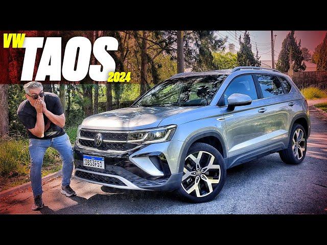 VW Taos Highline 2024 - GANHOU EQUIPAMENTOS E MANTEVE O QUE ERA BOM. TÁ AQUI O MELHOR SUV MÉDIO?