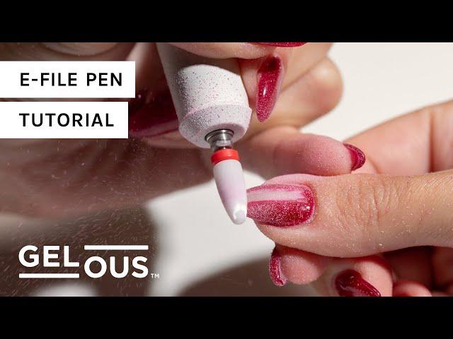 Introduction to the E-File Pen & Drill Bits | Gel Manicure Removal Tutorial | Gelous Gel Nail Polish