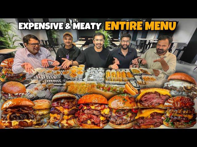 We Ordered Entire Menu Of BRIM BURGERS Expensive & Meaty.