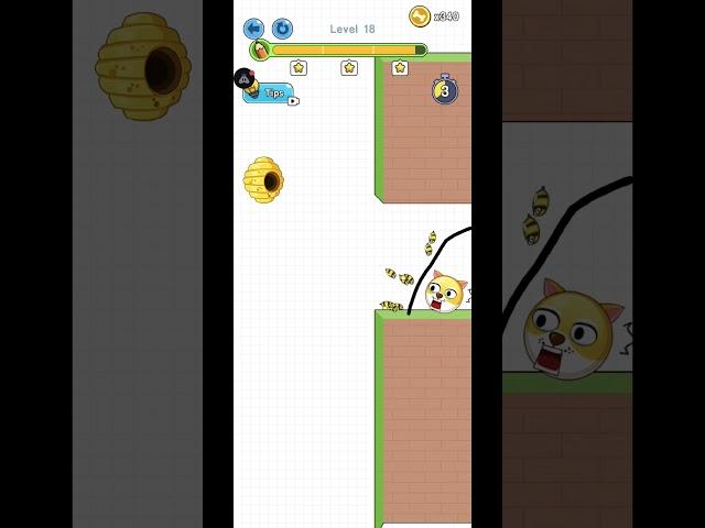 save the dog  funny drawing  #teshugaming Level 18 #trending #viral #shorts