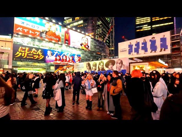 [4K] Walking Tour From Shinjuku to Shibuya . Tokyo, Japan.