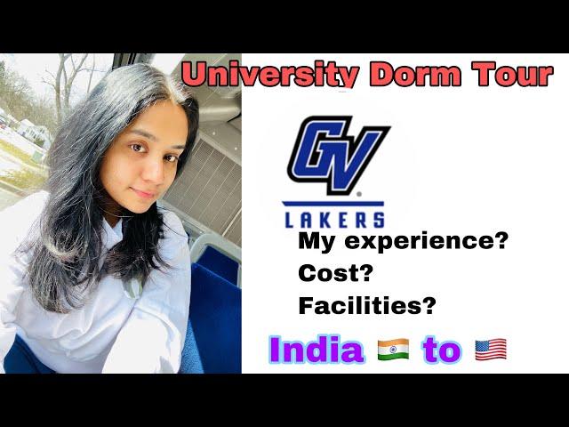 My University Dorm Tour / GVSU / Indian  student in USA 