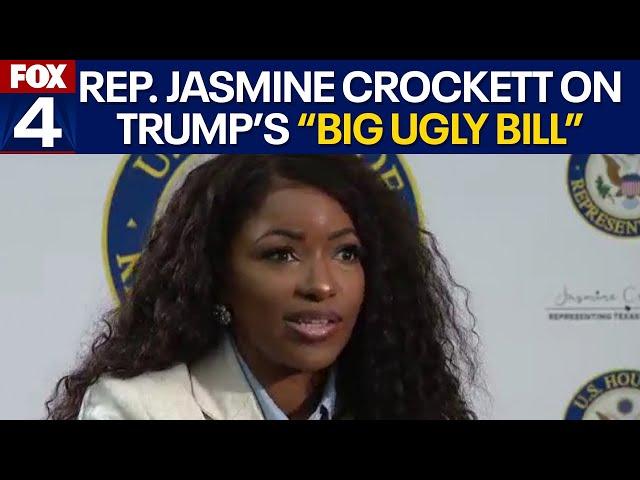 Rep. Jasmine Crockett calls Big Beautiful Bill "ugly"