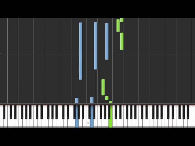 Naruto Ultimate Ninja Storm Generations Start menu theme - Synthesia Tutorial [HD]