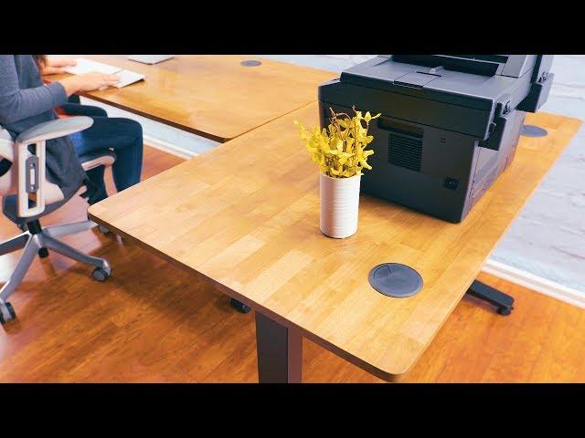 2-Leg Side Table by UPLIFT Desk
