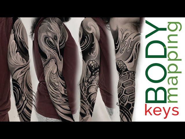 Simple Body Mapping for Tattoo Sleeves | Fireside Technique | EP 49