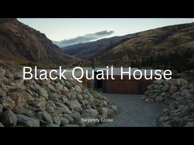 Deep In The Mountains, Black Quail House Sits On A Vineyard In Central Otago's Gold Mining Heart