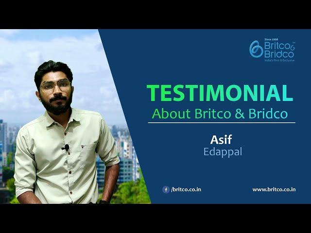 Testimonial From Britco & Bridco Student Asif