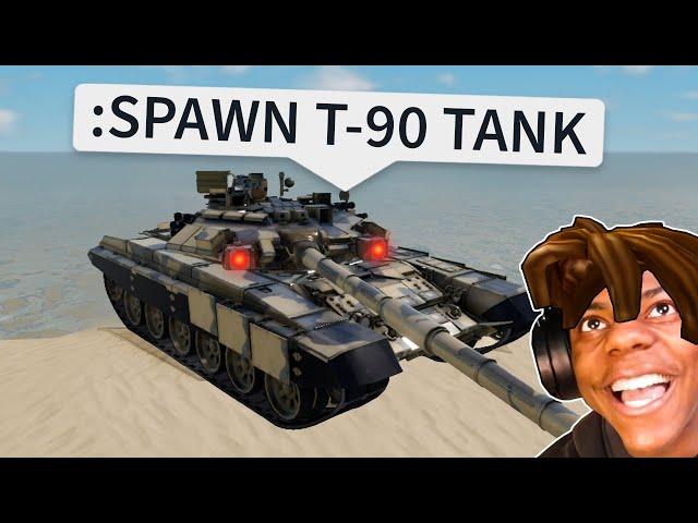 War Tycoon Funny Moments (T-90 TANK)