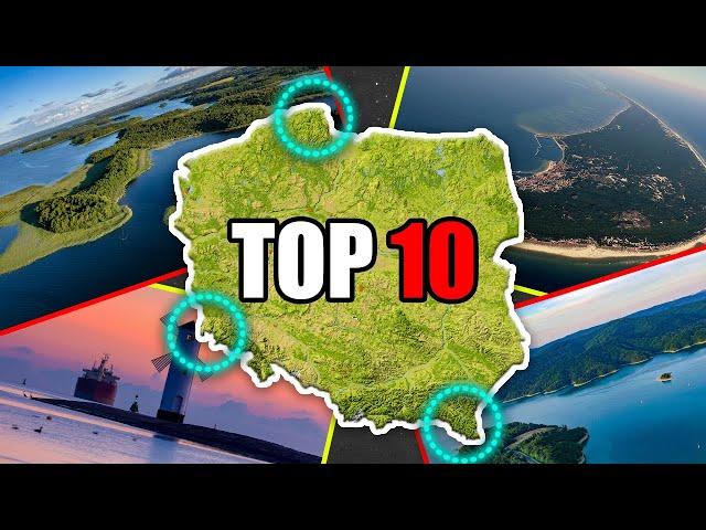 TOP 10 NAJLEPSZYCH MIEJSC NA WAKACJE W POLSCE