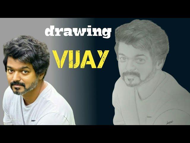 Vijay Master Still Drawing | Easy Pencil Sketch | Arun ArtBook