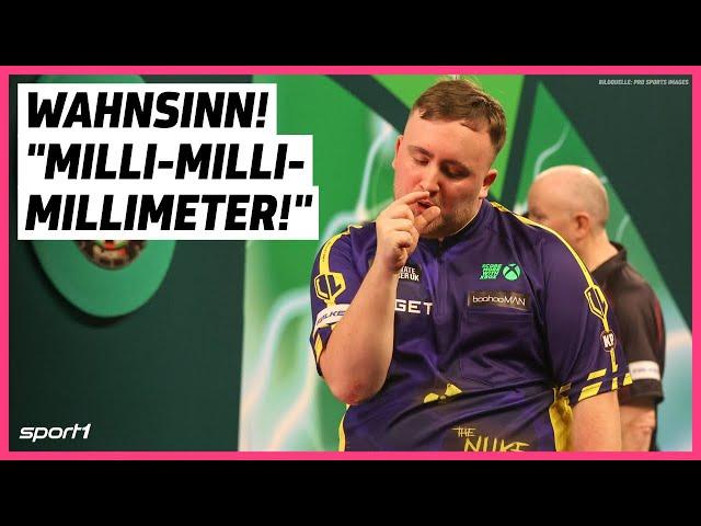 Littler verpasst 9-Darter - und bricht dann Interview unter Tränen ab