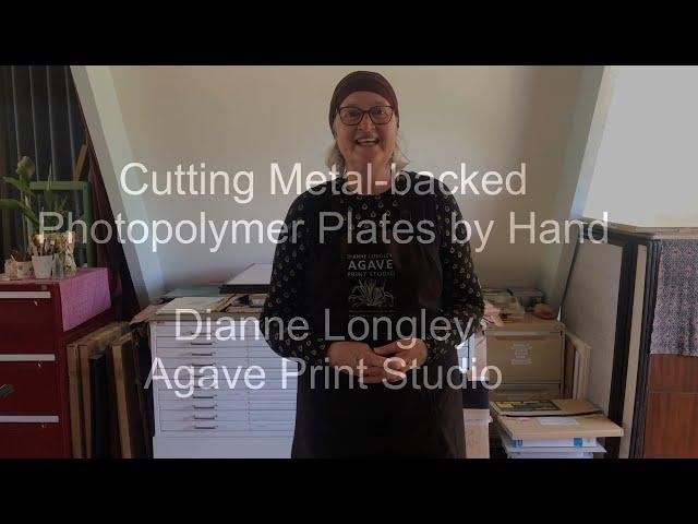 Cutting Metal-backed Photopolymer Plates by Hand