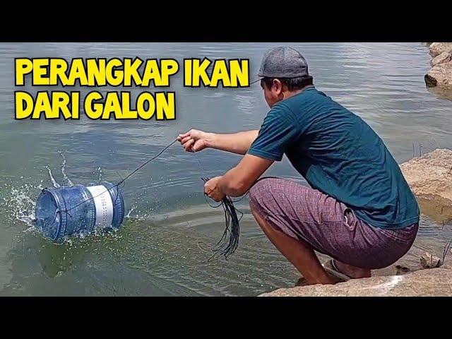 Membuat Perangkap Ikan/Bubu Dari Galon Botol Air Plastik