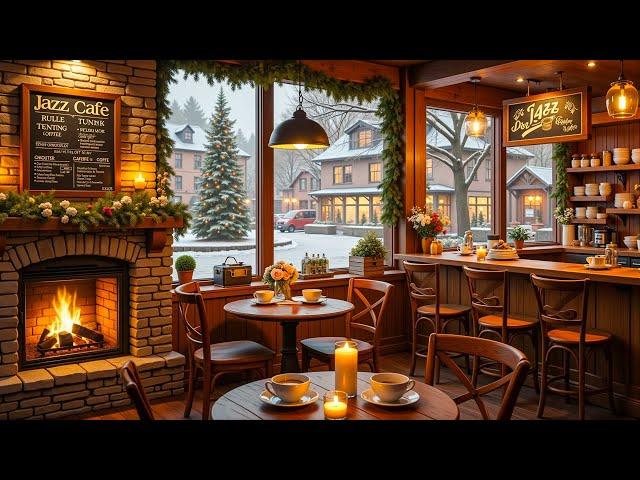 4K Cozy Coffee Shop  Background Music for Relaxing and Working