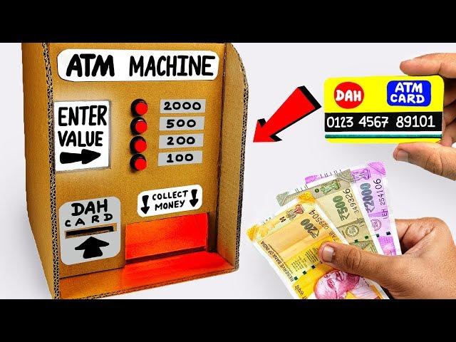 How to make ATM machine from cardboard