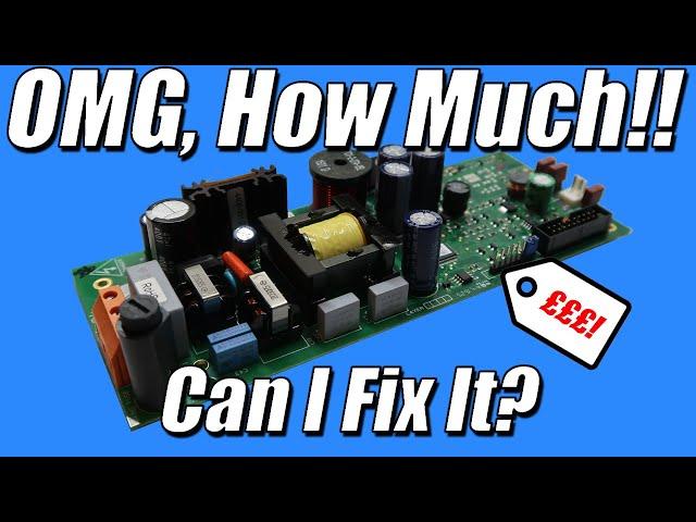 VERY Expensive Fire Alarm Power Supply | Can I FIX it?