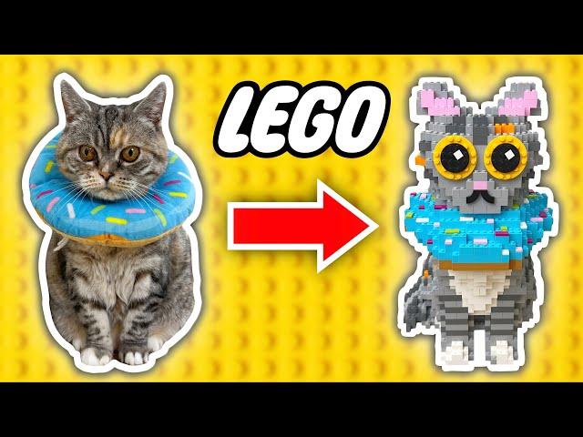 I Turned My Cat Into LEGO!