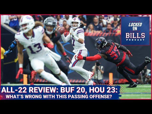 All-22 Review: Examining struggles of Josh Allen, Buffalo Bills passing offense in loss to Texans