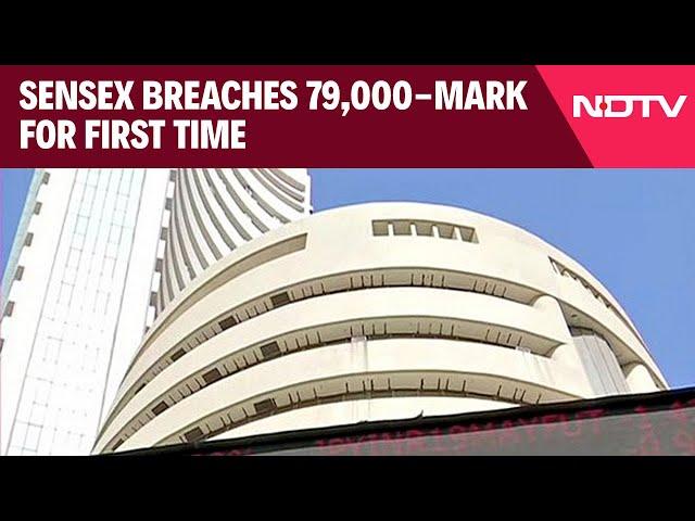 Sensex Breaches 79,000-Mark For First Time, Nifty Hits New Lifetime High