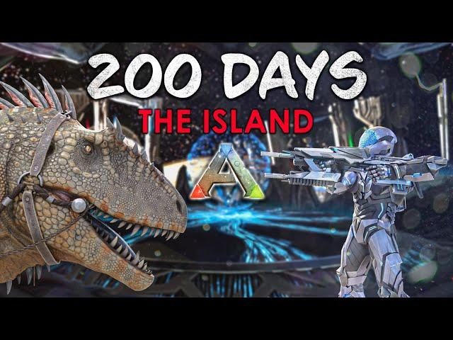 I spent 200 Days in Ark The Island... Here's What Happened