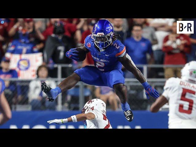 Boise State RB Ashton Jeanty Goes Off for 259 Yards, 4 TD vs. Washington State