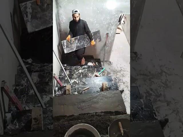Amazing   Building Stairs ‍️ | Hasnain Mughal Construction #shorts #youtubeshorts #amazing