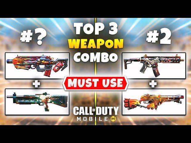 Top 3 BEST Weapon Combo In Season 9 Battle Royale | COD Mobile | BEST Weapon Combo For All BR Maps