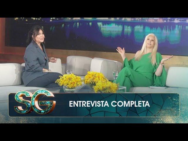 Charla completa de Wanda Nara en el living de Susana Giménez 2024