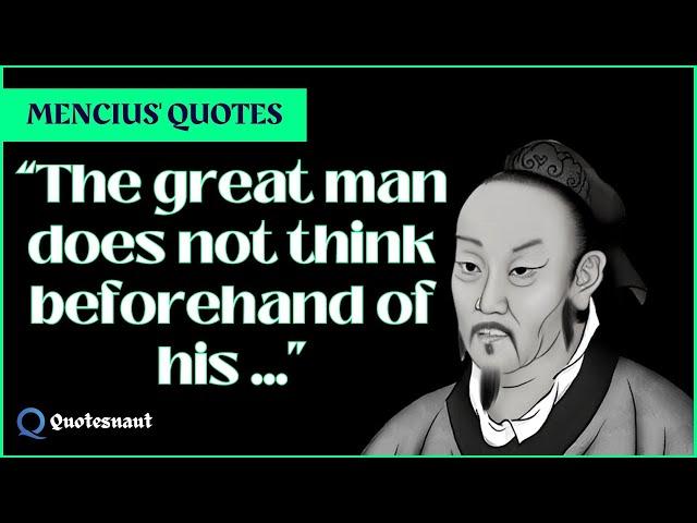 Mencius' Quotes That Will Level Up Your Mindset