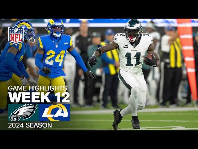 Philadelphia Eagles vs. Los Angeles Rams Game Highlights | NFL 2024 Season Week 12