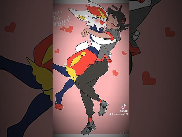 Cinderace X Goh #pokemon #pokemonedit #shorts