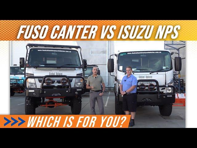 Fuso Canter or Isuzu NPS - which offroad truck suits you best?