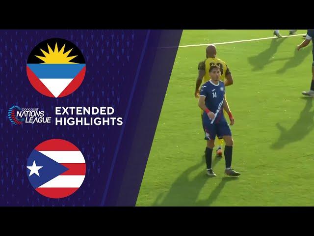 Antigua & Barbuda vs. Puerto Rico : Extended Highlights | CONCACAF Nations League | CBS Sports