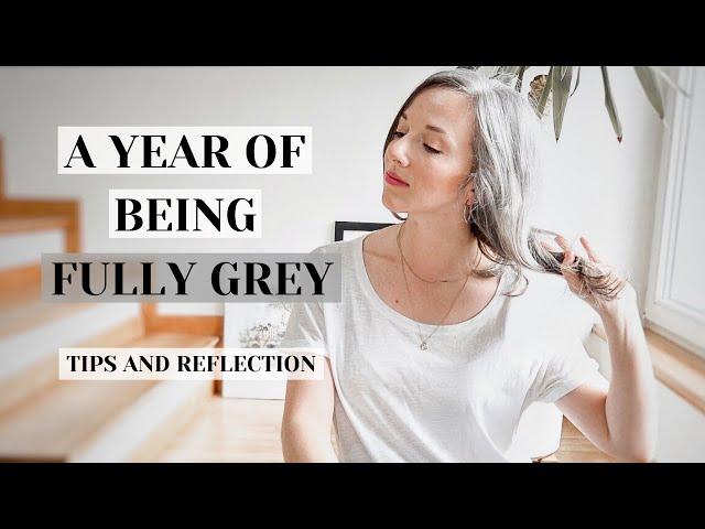 I have been grey for  A YEAR || MY grey hair LESSONS AND TIPS