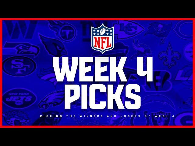 NFL 2024 Picks & Predictions Week 4!