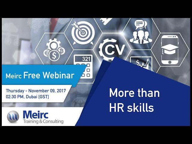 More than HR Skills | Human Resources and Training | Dubai | Meirc