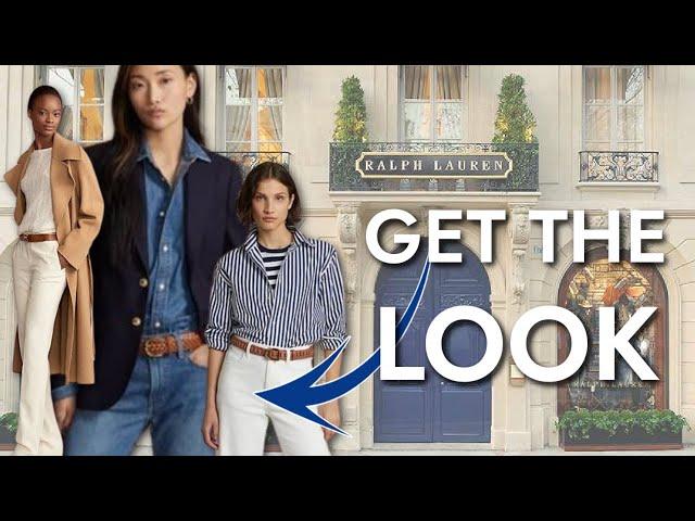 How to Re-create The Ralph Lauren Look on A Budget