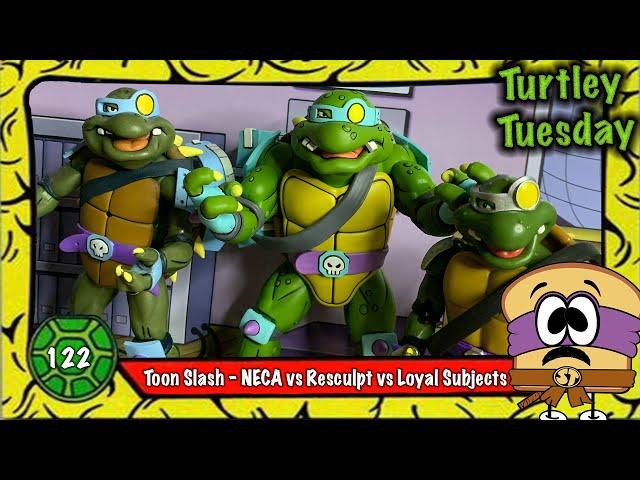 Toon Slash-NECA Resculpt and Loyal Subjects comparison