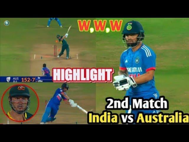 India vs Australia 2nd  T20 match full highlights