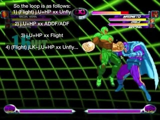 MvC2: Iron Man Infinite Tutorial (NJ, A2G + Refly) by EXDS