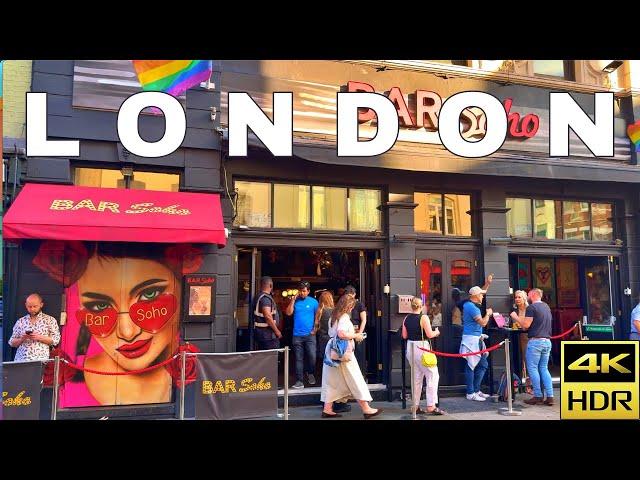 LONDON 2024 | Soho on a Saturday! | 4K HDR