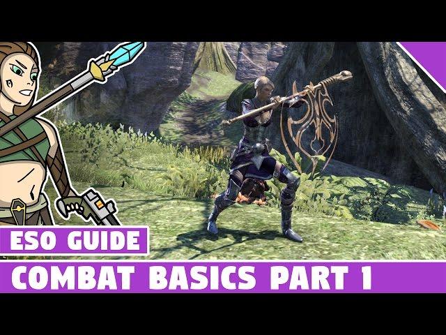 ESO Combat Basics for Beginners - Elder Scrolls Online, how to block, bash, interrupt and more!
