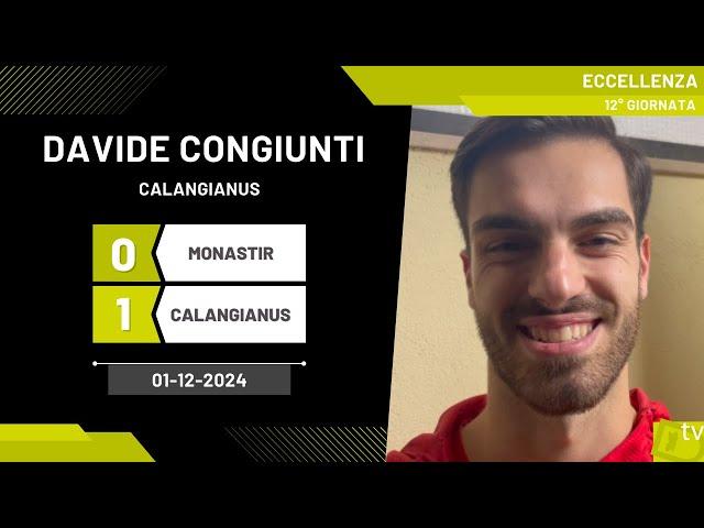 Davide Congiunti portiere Calangianus 01-12-2024 - Diario Sportivo