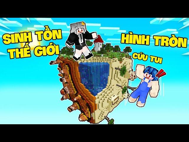 SAMMY VÀ PHONG CẬN THỬ THÁCH 24H SINH TỒN THẾ GIỚI HÌNH TRÒN SIÊU KHÓ TRONG LÀNG HERO TEAM MINECRAFT