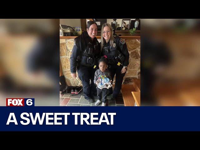 Mount Pleasant boy calls police over ice cream, gets sweet surprise | FOX6 News Milwaukee