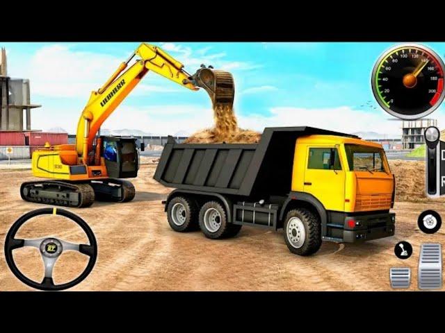 Real City Construction Simulator 3D - City Road Builder Excavator Trucks - Android Gameplay